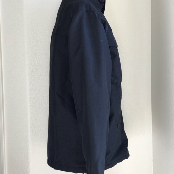 Abercrombie & Fitch Full Zip Black Utility Jacket Men's Large Warm Fleece Lined - Picture 5 of 16